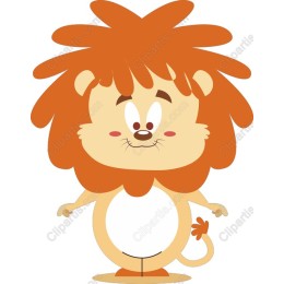 Cute Cartoon Lion