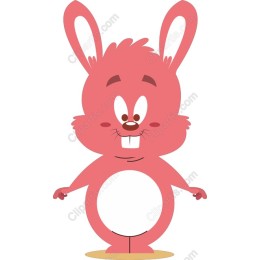 Playful Pink Bunny