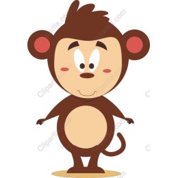 Cute Monkey Cartoon