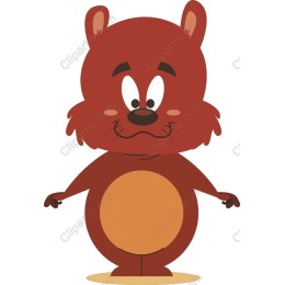 Charming Cartoon Bear