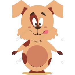 Adorable Cartoon Dog