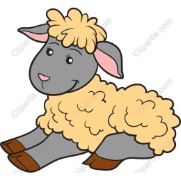 Adorable Cartoon Sheep