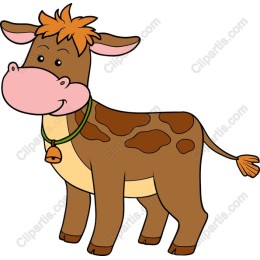 Cute Cartoon Cow