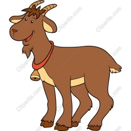 Charming Playful Goat