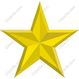 3D Yellow Star