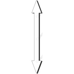 Modern Black and White Arrow