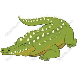 Fierce Green Crocodile