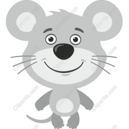 Cheerful Cartoon Mouse