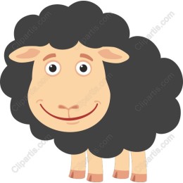 Playful Cartoon Sheep