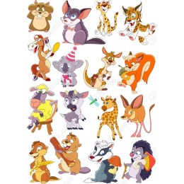 Whimsical Animal Clipart Collection - 20 Fun