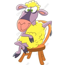 Whimsical Sheep Character