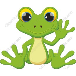 Cute Cartoon Frog