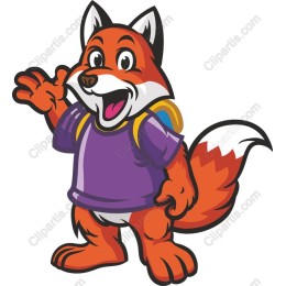 Playful Fox Cartoon