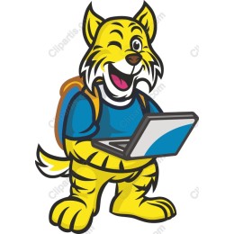 Cheerful Cartoon Tiger Mascot