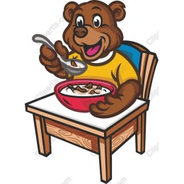 Cheerful Bear Breakfast