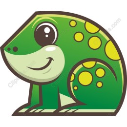 Charming Green Gecko