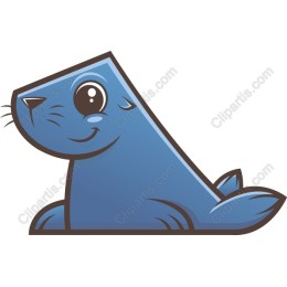 Adorable Blue Seal