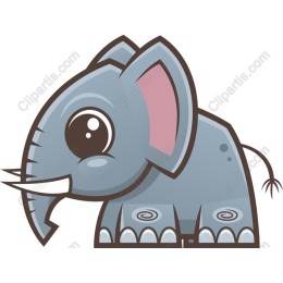 Cute Cartoon Elephant