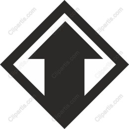 Directional Arrow Icon - Upward