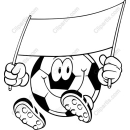Cheerful Soccer Ball Character