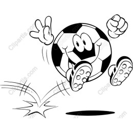 Cheerful Soccer Ball