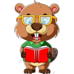 Charming Beaver: Your Reading Buddy!