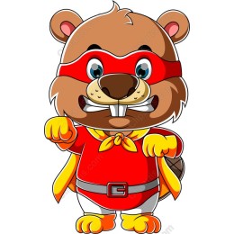 Superhero Beaver