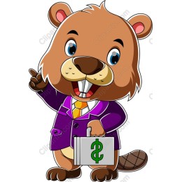 Charming Money-Savvy Beaver