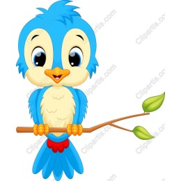 Cartoon Bluebird