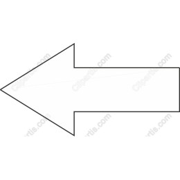 Minimalist Left Pointing Arrow