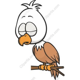 Sleepy Bird Cartoon