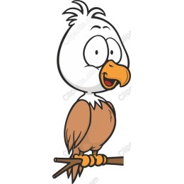 Playful Cartoon Eagle