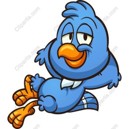 Relaxed Blue Bird