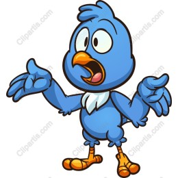 Charming Blue Bird