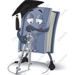 Scholar Book with Compass