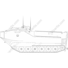 Military Armored Personnel Carrier