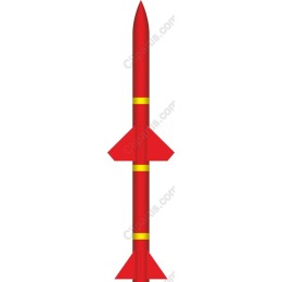 Vibrant Red Rocket