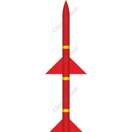 Vibrant Red Rocket