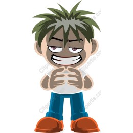 Mischievous Cartoon Character