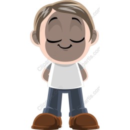 Charming Cartoon Boy