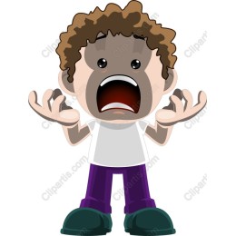Emotional Cartoon Character
