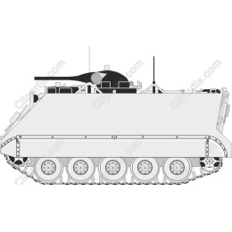 Military Armored Personnel Carrier