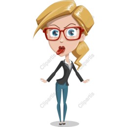 Sassy Woman with Glasses