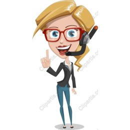 Professional Female Customer Service
