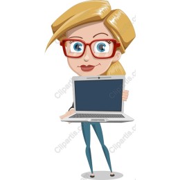 Cheerful Tech Woman