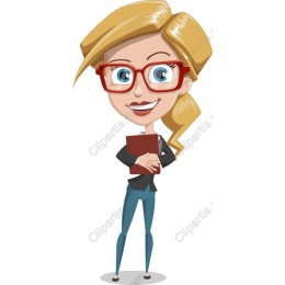 Professional Woman with Glasses