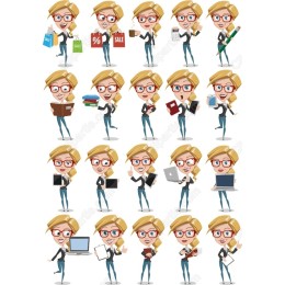 Businesswoman Bundle - 20 Engaging