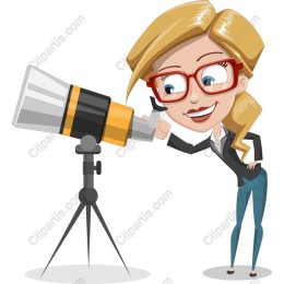 Curious Explorer: of a Woman with a Telescope