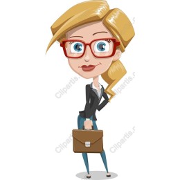 Professional Businesswoman Cartoon