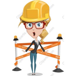 Surprised Construction Worker